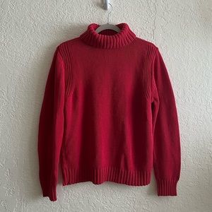 Tommy Hilfiger Red Turtleneck